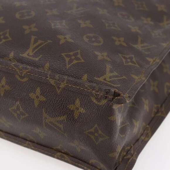 LOUIS VUITTON Monogram Sac Plat Hand Bag M51140 LV Auth 148311 - Picture 4 of 16